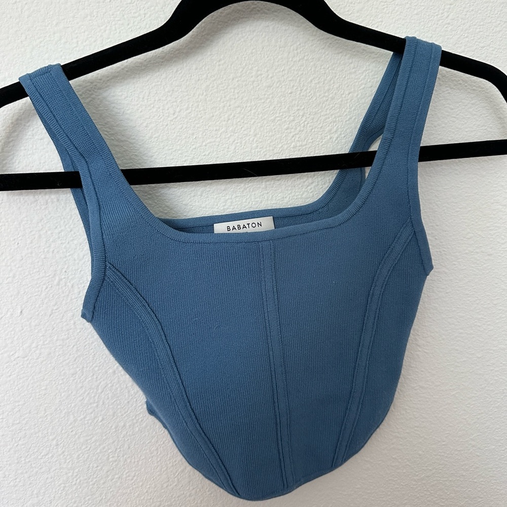 Babaton Sculpt Knit Bustier Tank